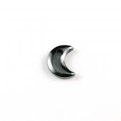 Hematite Moon 18mm Pendant